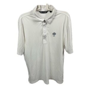 Travis‎ Mathew Men’s White Pima Cotton Performance Wear Golf Polo- Size XL
